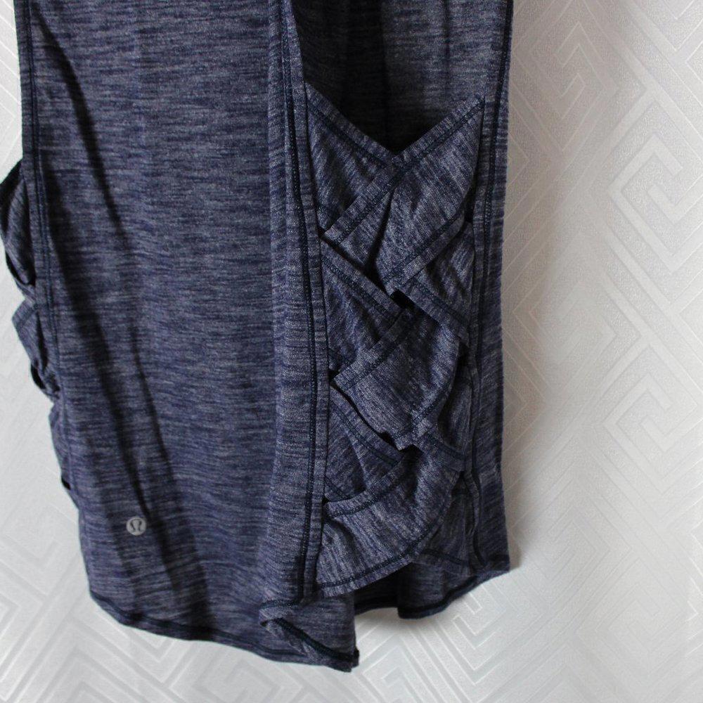 Lululemon Var-City Muscle Tank Heathered Blue - Picture 6 of 7